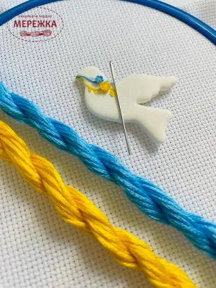 Фото магнітний тримач для голок Голуб миру