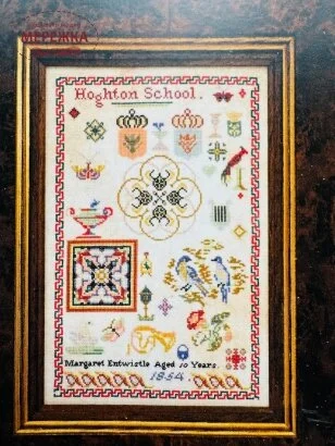 Фото Hands Across the Sea Samplers Схема Margaret Entwistle 1854