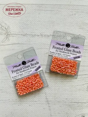 Фото Бісер Mill Hill Frosted Glass Beads 62036