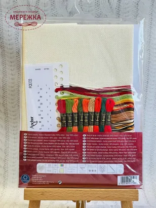 Зображення набір для вишивання хрестиком Маки, муліне