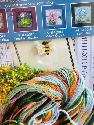 Фото Набір для вишивання хрестиком Mill Hill Іволга Балтімора MH14-201