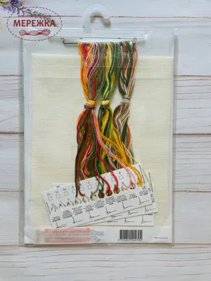 Фото набір для вишивання Permin тюльпани у корзині 12-4470