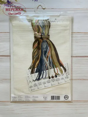 Фото набір для вишивання Permin Коти 70-6402