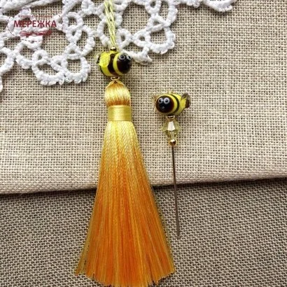 Фото Hobby Bee Набір голка-пін+китичка "Бджілка"