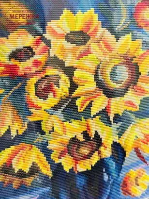 Фото Набір для вишивання хрестиком LittleStitch Букет соняхів