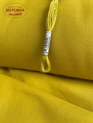 Фото домоткане полотно Онікс, колір античний мох