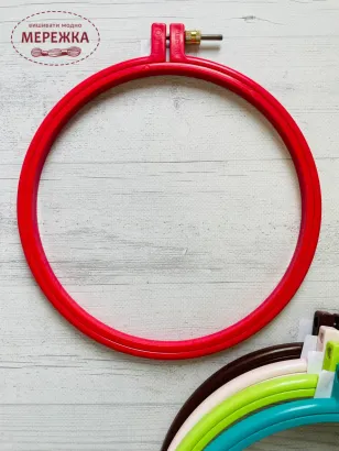 Фото п'яльця Хелло діаметр 19 см., колір темно-рожевий