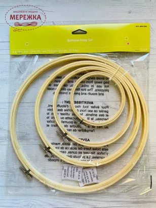 Фото набір п'ялець з бамбука, 4 штуки