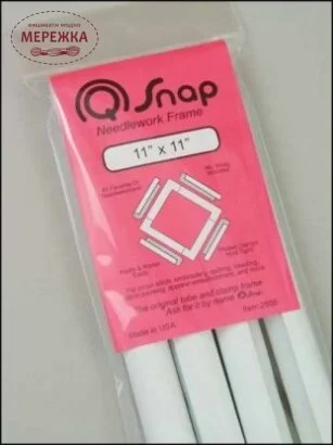 Фото П'яльця для вишивання Q-snap, 28*28 см. 2506