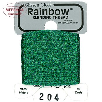 Фото Glissen Gloss Rainbow Blending Thread Sea Foam Green RBT204