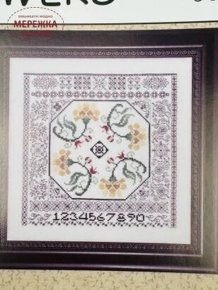 Rosewood Manor Схема Blackwork Flowers S-1221