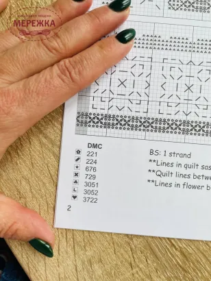 Фото Схема для вишивання Rosewood Manor Blossoms in Baltimore