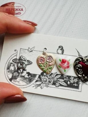 Фото Susan Clarke Originals Hearts + Cherub SET-8