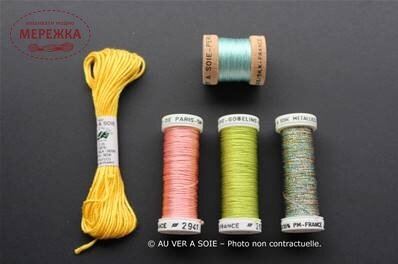 Фото Au Ver à Soie набір ниток Decouverte Gobelins/Paris - Printemps