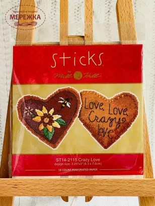 Набір для вишивання у змішаній техніці Mill Hill Божевільне кохання ST14-2115 фото