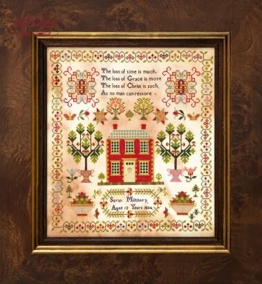 Фото Hands Across the Sea Samplers Схема Sarah Milthorp 1834