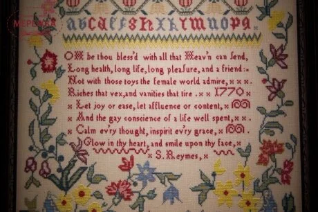 Фото Hands Across the Sea Samplers Схема Sarah Reymes 1770