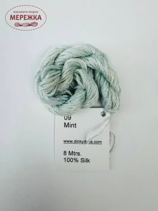 Фото Dinky Dyes шовк ручного фарбування Mint DD009