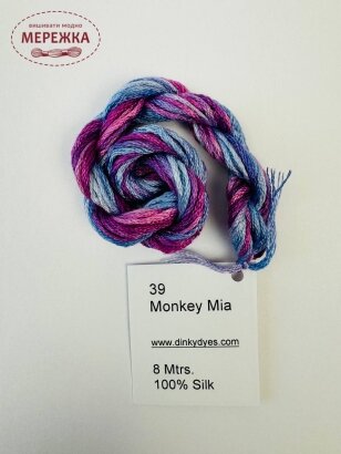 Фото Dinky Dyes шовк ручного фарбування Monkey Mia 039