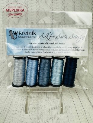 Фото Kreinik Silk Serica Satin Stitch Collection Blue