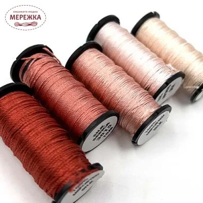 Фото Kreinik Silk Serica Satin Stitch Collection Coral