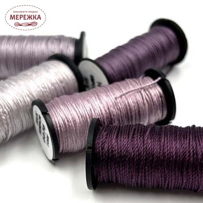 Фото Kreinik Silk Serica Satin Stitch Collection Lavender