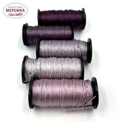 Фото Kreinik Silk Serica Satin Stitch Collection Lavender