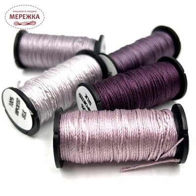 Фото Kreinik Silk Serica Satin Stitch Collection Lavender