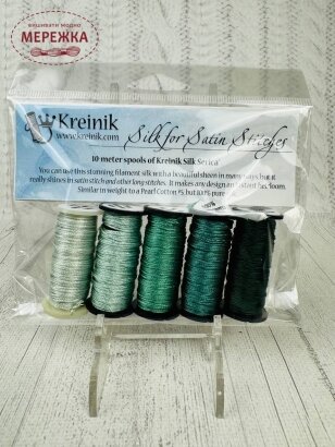 Фото Kreinik Silk Serica Satin Stitch Collection Mint