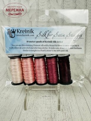 Фото Kreinik Silk Serica Satin Stitch Collection Pink