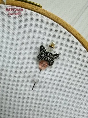 Фото Голка Susan Clarke Originals Pin-Its-Butterfly Pink SP-3010