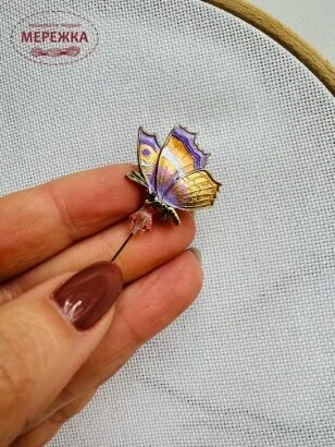 Фото Голка-пін Susan Clarke Originals Pin-it-Butterfly Peach SP-3016