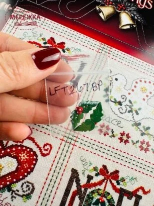 Фото Stoney Creek Схема Christmas Tidings Bell Pull LFT267