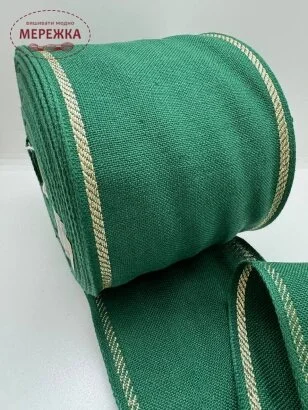 Фото Стрічка Vaupel and Heilenbeck темно-зелена, кант золото