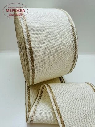 Фото Стрічка Vaupel and Heilenbeck біла, кант бежевий