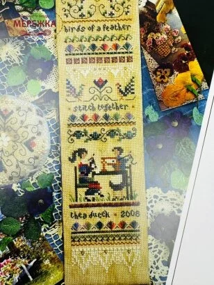 The Victoria Sampler Схема Birds of a Feather Sampler 114