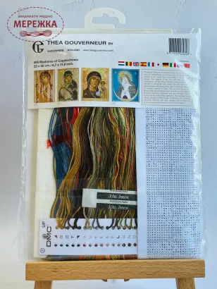 Фото набір для вишивання хрестиком Тея Гувернер Ченстоховська Богородиця 469