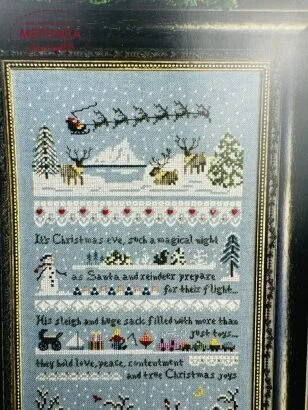 Фото The Victoria Sampler Схема Santa's Village Sampler 121