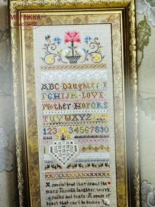 Фото The Victoria Sampler Схема Mothers and Dauthers 157