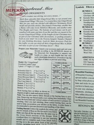 Фото The Victoria Sampler Схема ключ Gingerbread Mice 202