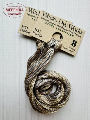 Фото Weeks Dye Works Pearl #8 Pebble 1151