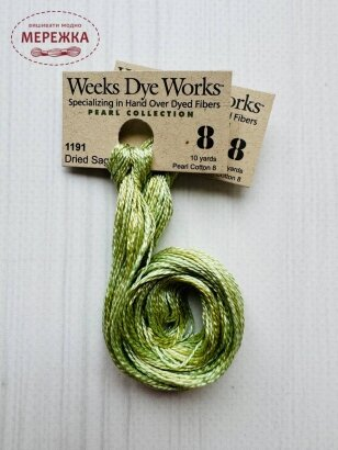 Фото Weeks Dye Works Pearl #8 Dried Sage 1191