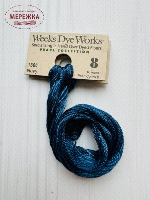 Фото Weeks Dye Works Pearl #8 Navy 1306