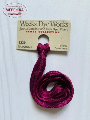 Фото Weeks Dye Works Bordeaux 1339