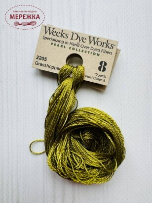 Фото Weeks Dye Works Pearl #8 Grasshopper 2205
