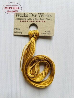 Фото Муліне ручного фарбування Weeks Dye Works Whiskey 2219