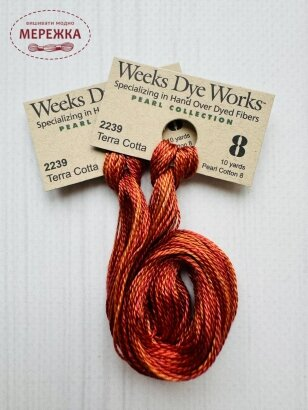 Фото Weeks Dye Works Pearl #8 Terra Cotta 2239