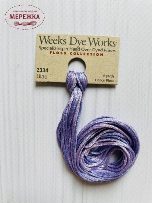 Муліне ручного фарбування Weeks Dye Works Lilac 2334 фото
