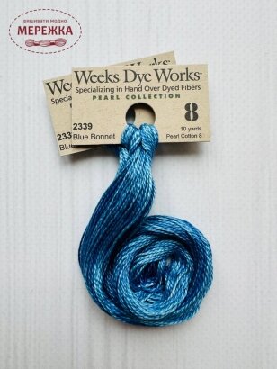 Фото Weeks Dye Works Pearl #8 Blue Bonnet 2339
