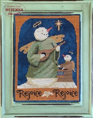 Фото Схема для вишивання Teresa Kogut Rejoice Rejoice Snowmen